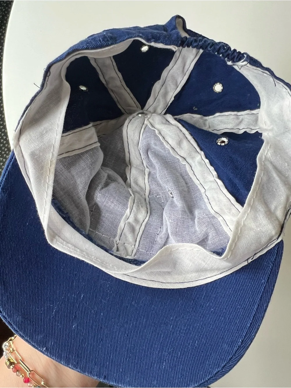 Vintage 80s/90s Junior Leaguer Baseball infant hat A.B.G. for Kids